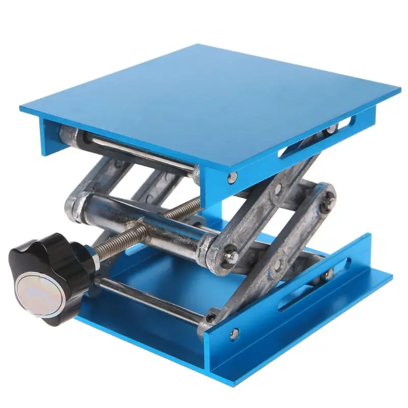 

Adjustable Lifting Platform Lab Jack Aluminum Oxidation Stand Rack Scissor Lab