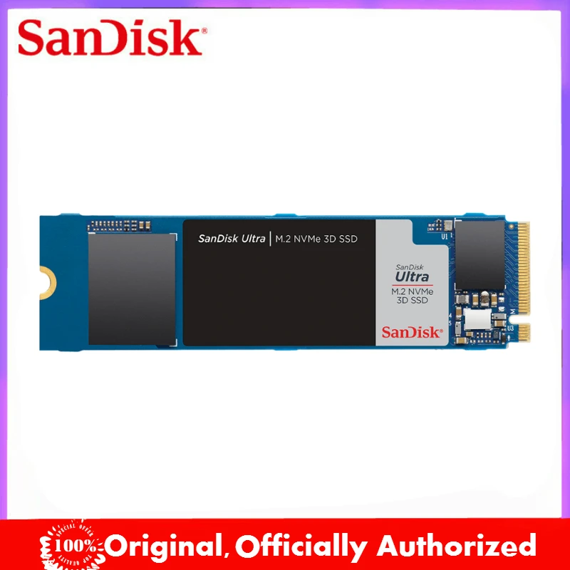 Best Deal SanDisk M.2 ssd M2 3D nvme 250GB 500GB pcle 1TB NVMe 2280 PCIE SSD 2TB Internal Hard Disk Drive for Laptop Desktop