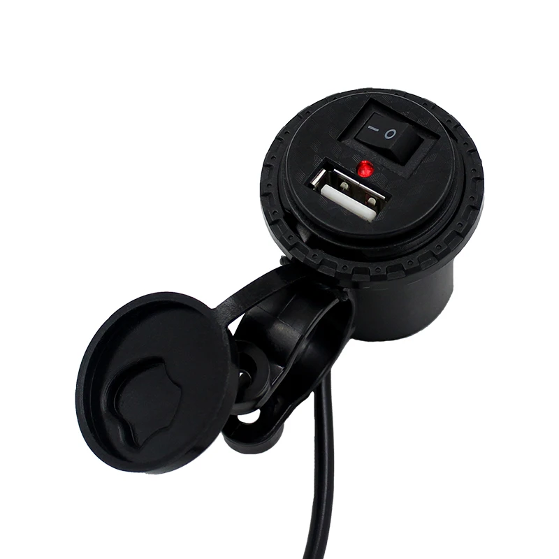 

Universal 12v Motorcycle Mobile Phone Charger Modified Electric Motorcycle Mobile Phone Usb Charger Fast Charge Adapter #c