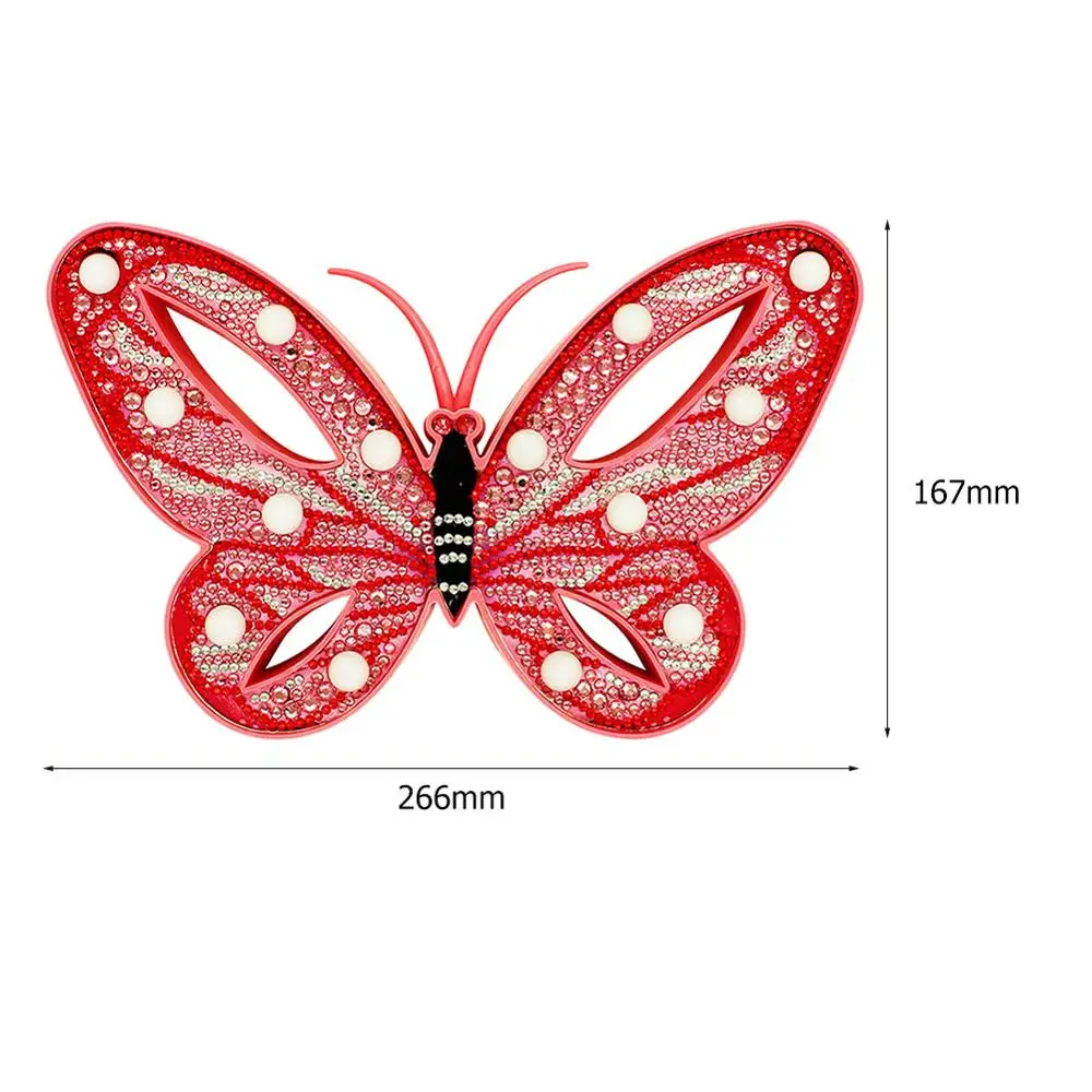 Алмазная живопись светильник DIY светодиодный 5D алмазное Рисование моделирование лампа для подарков лампа с вышивкой бабочка Рождественское украшение дома - Цвет: as show