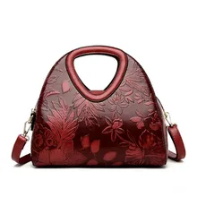 Винтажные женские кожаные сумки в китайском стиле, женские ручные сумки, сумки через плечо, дизайнерские сумки