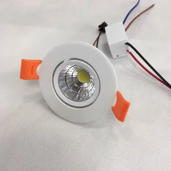 

new cob Led Mini Downlight Under Cabinet Spot Light 3w For Ceiling Ac85-265v Down Lights Free Shipping 5years warranty