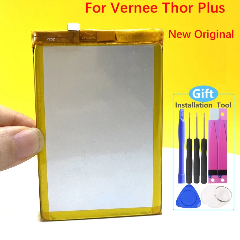 В наличии 6200mAh аккумулятор для Vernee Thor Plus мобильный телефон высокого качества +