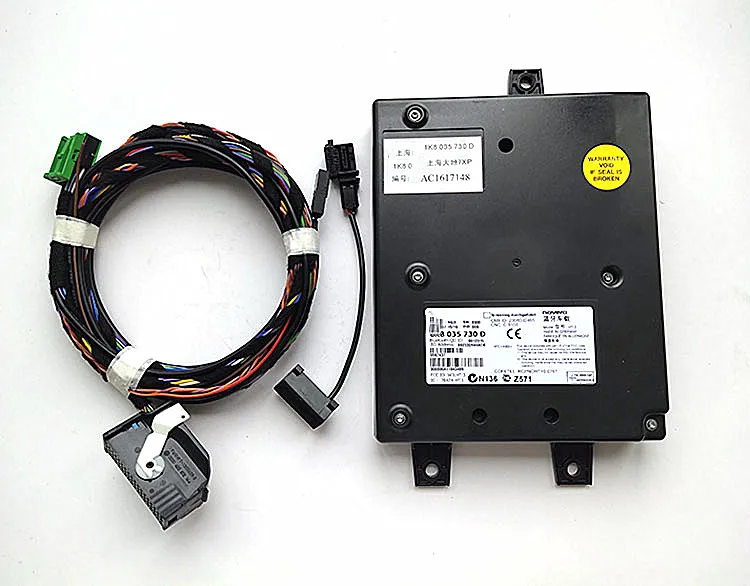 9W2 Bluetooth модуль и нормальный жгут с микрофоном 1K8 035 730 D для VW Golf MK6 Jetta MK5 Fit RCD510 RNS510