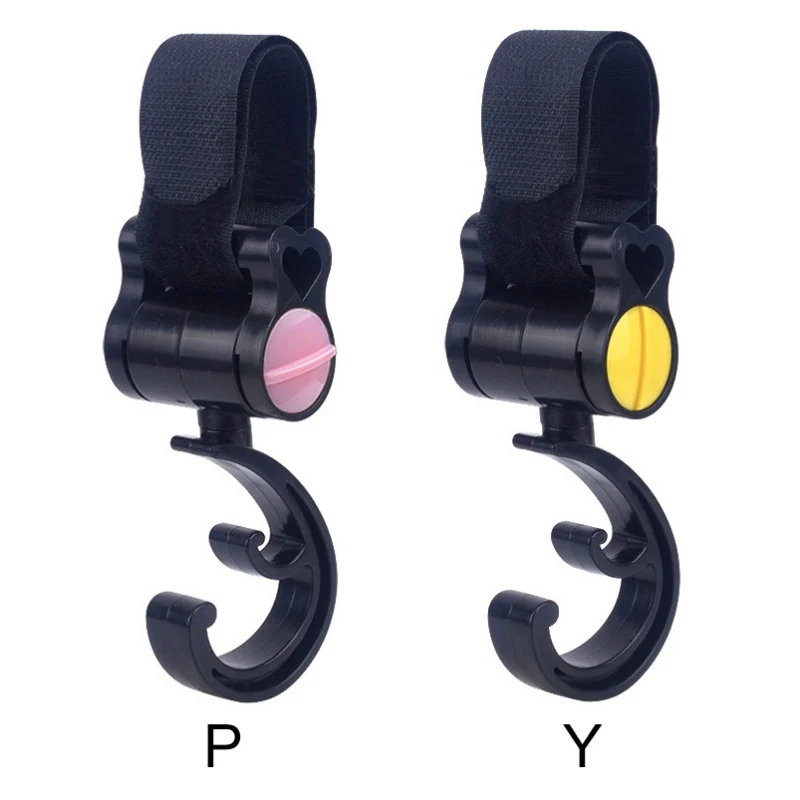 

360 Degree Rotatable Trolley Hanger For Bags Diaper Bags High Quality Universal Stroller Hook
