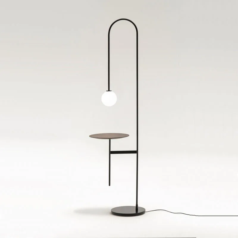 

Modern Concise Iron Art Minimalism Floor Lamp Originality Personality Cozy A Living Room Bedroom Study Model House Floor Lamp