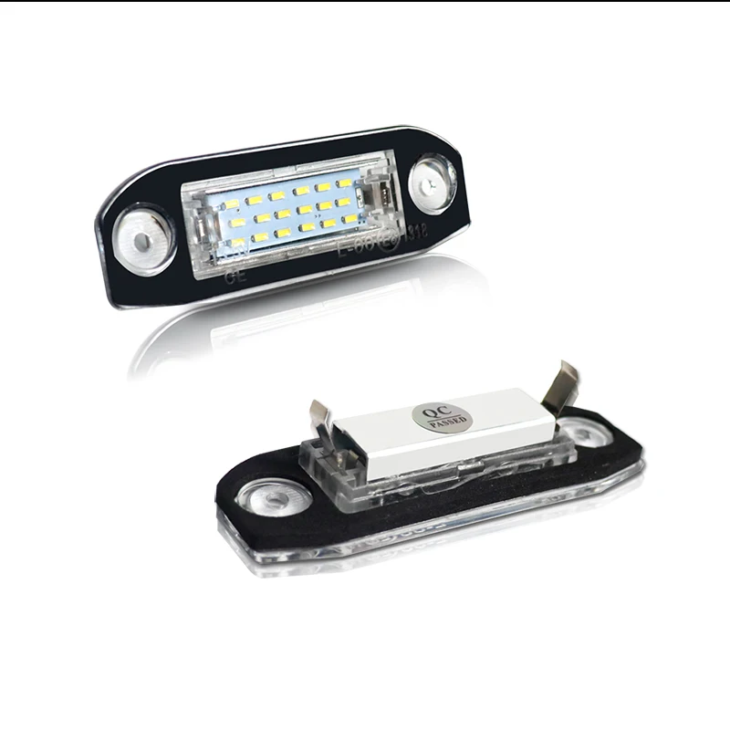 iJDM 2Pcs Canbus LED License Plate Light for Volvo S80 XC90 S40 V60 XC60 S60 C70 V50 XC70 V70 White Car-Styling Number Lamp 12V led car light