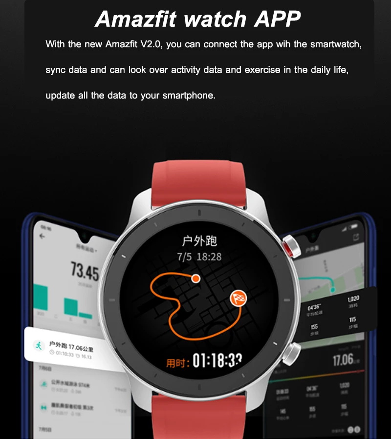 Глобальная версия Huami Amazfit GTR 42 мм Смарт-часы 5ATM умные часы 12 дней батарея gps управление музыкой для Xiaomi Android IOS