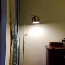 Скандинавский персональный простой золотой торшер, Мраморная основа, стоячие лампы и фонари, торшеры для гостиной