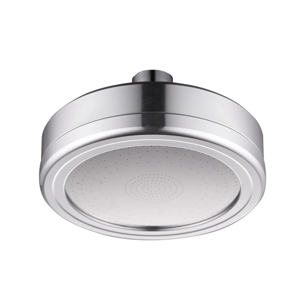 

High Pressure Practical Stainless Steel Accessoris Round Top Bathroom Adjustable Rainfall Nozzle 360° Rotating Home Shower Head