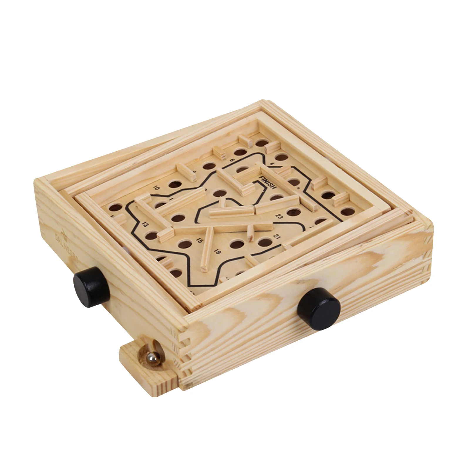 Kids 3D Puzzle Wooden Labyrinth Board Toys Maze Game with Balls Beads Children Montessori Educational Toy Handcrafted | Игрушки и хобби