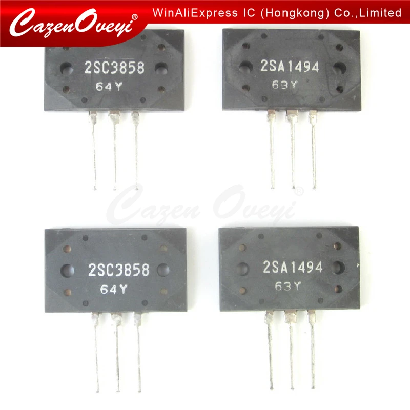 2SC3858 PNP+NPN Transistors 200V 17A 200W 20MHz 2 PairsSanken 2SA1494