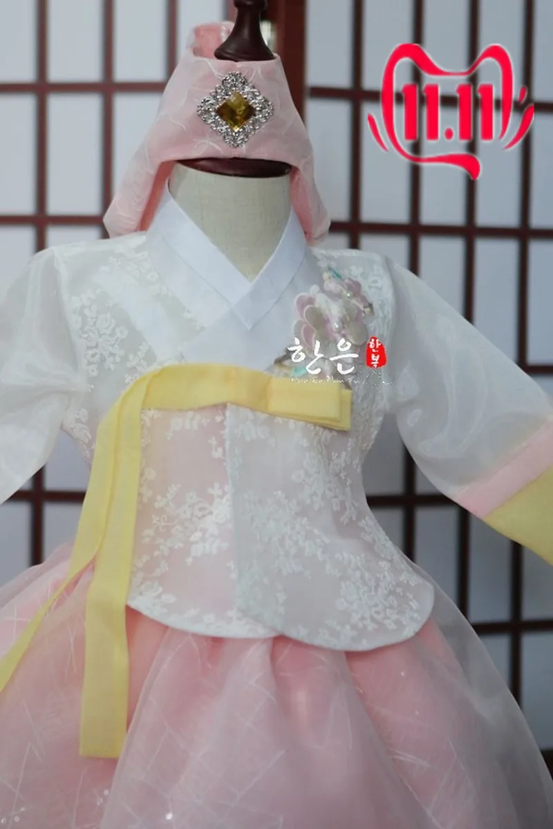 Импортные ткани из Южной Кореи; новая Корейская одежда для девочек; платья для дня рождения; одежда для сцены в Корейском стиле для девочек; подарок ханьфу