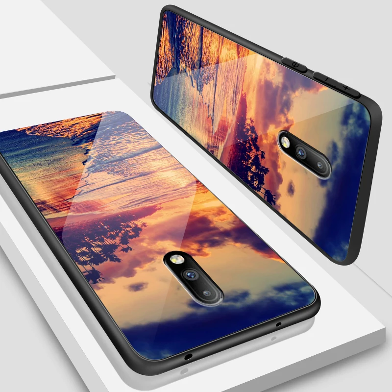 H119 Роскошный чехол для OnePlus 3 3T 5 5T 6 6T 7 7 Pro закаленное стекло для Samsung Galaxy S8 S9 S10 Plus противоударный чехол - Цвет: H119