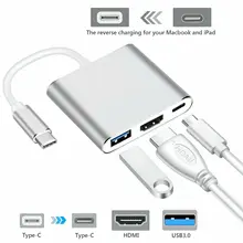 USB c HDMI Тип c Hdmi mac 3,1 конвертер адаптер тип-c в hdmi HDMI/USB 3,0/тип-c для Apple Macbook адаптер для HUAWEI