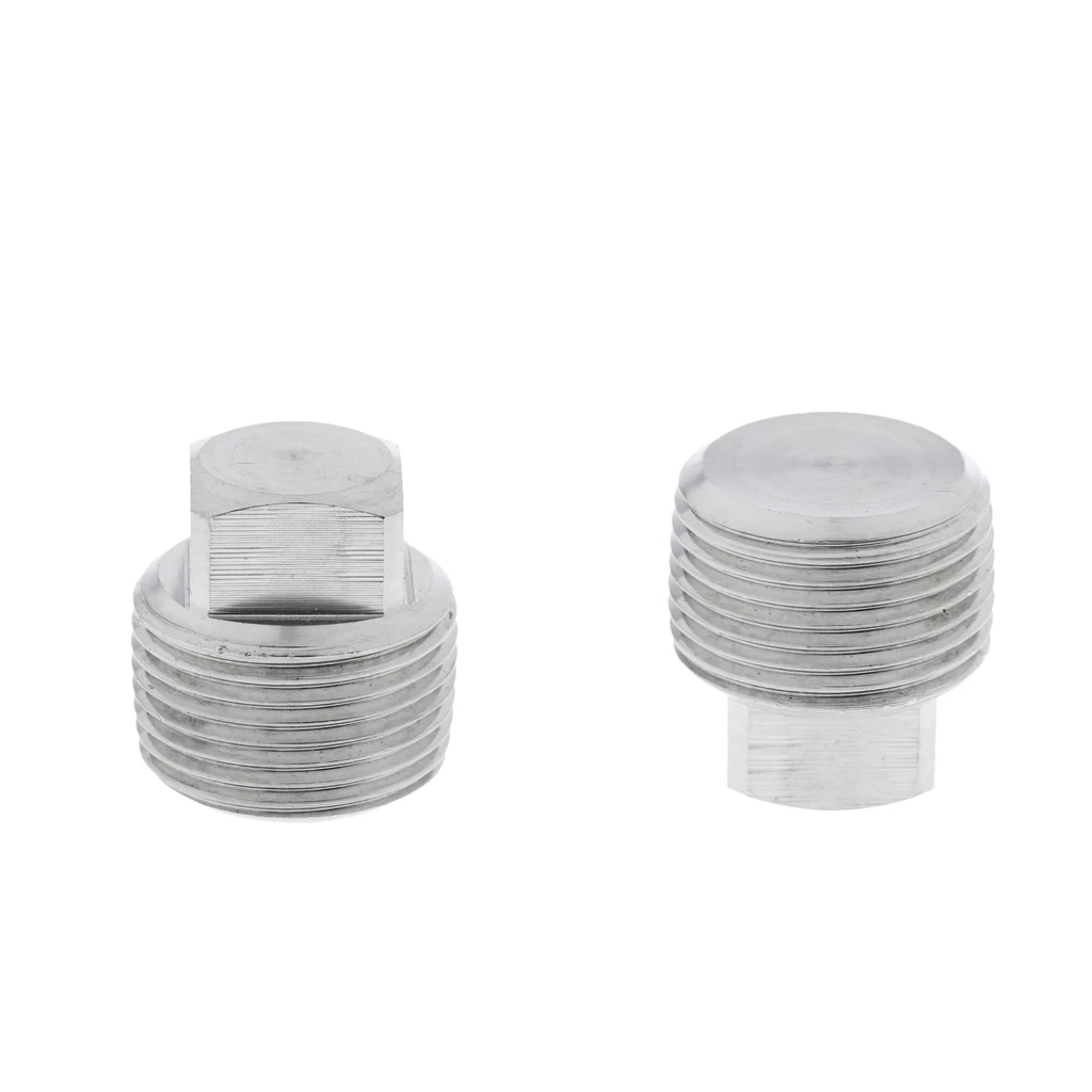 2xStainless Steel Garboard Drain Replacement Plug for Boats Marine 1/2 inch