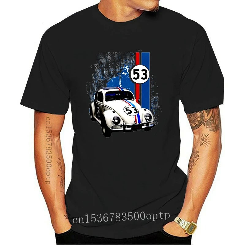 Новинка футболка унисекс Herbie The Love Bug из фильма № 53 Plate 2021 |