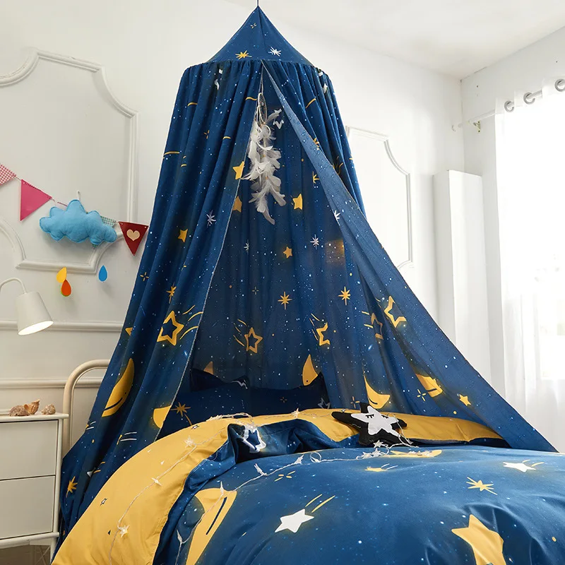 bebê menino decoração do quarto crianças dossel tenda espaço exterior