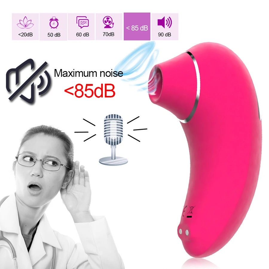 HWOK Oral Sucking Vibrator 9 Speeds Licking Vibrating Sex Toys for Women Tongue Nipple Clitoral Stimulator