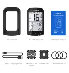 CYCPLUS M1 Advanced GPS Cycling Speedometer with Bluetooth 5.0 and ANT+ Connectivity (Bicycle computer M1)