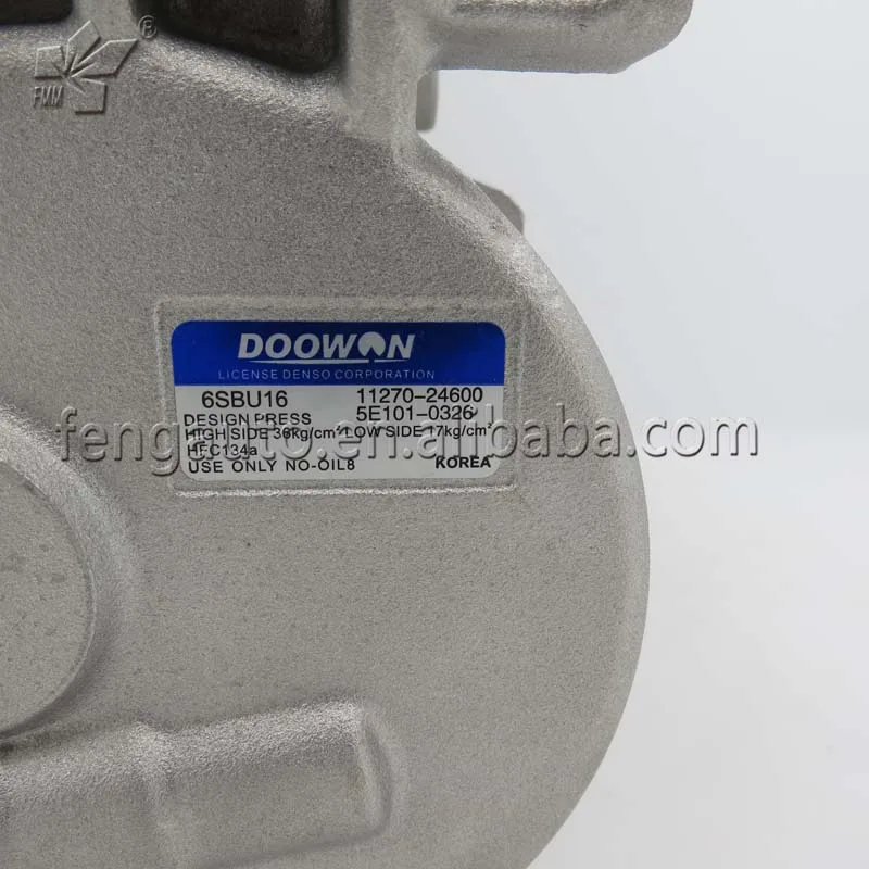 977011R100 DVE12 авто ac компрессор 6PK для kia RIO/K2