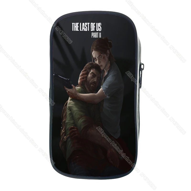 New Game The Last of Us 2 Pencil Case School Supplies for Kids Stationery 3D Print Storage Pouch Cosmetic Cases Makeup Box Bags