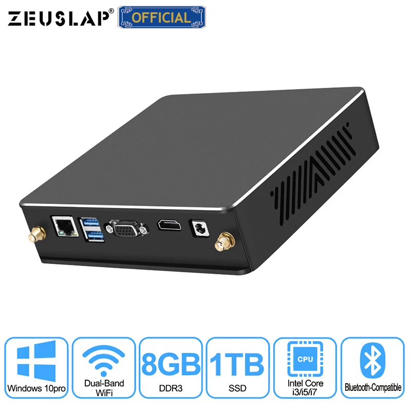 Zeuslap 8gb Ram 1tb Ssd Intel Core I7 3770 I5 3470 I3 21 Mini Pc Win10 5g Wifi Gigabit Ethernet Vga Hdmi Compatible Desktop Pc Mini Pc Aliexpress