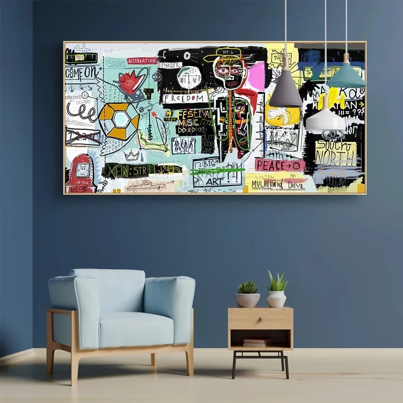 

Modern Pop Graffiti Street Art Abstract Pattern Inspirational Poster Prints Cuadros Wall Art Pictures for Home Decor