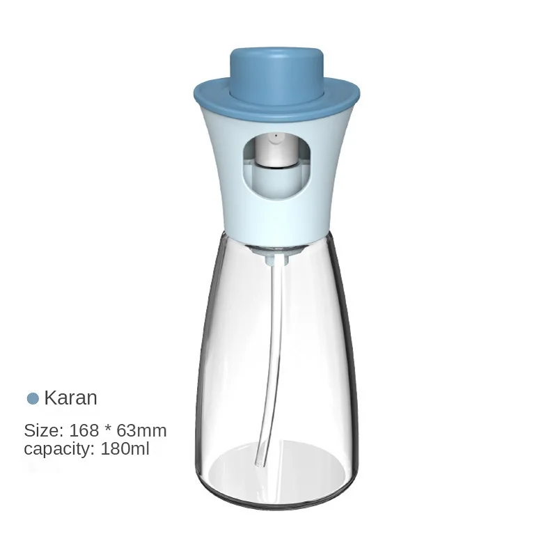 Push-Type Fuel Injector Seasoning Bottle Dust-Proof and Oil-Control Large-Caliber Barbecue Sprayer Olive Oil Spray Bottle
