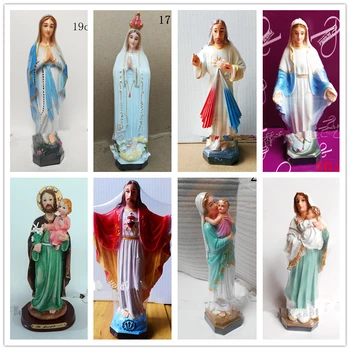 

Dropshipping Religious Figurine Holy Family Statue Jesus Sacred Heart Statue Blessed Virgin Mary Statue