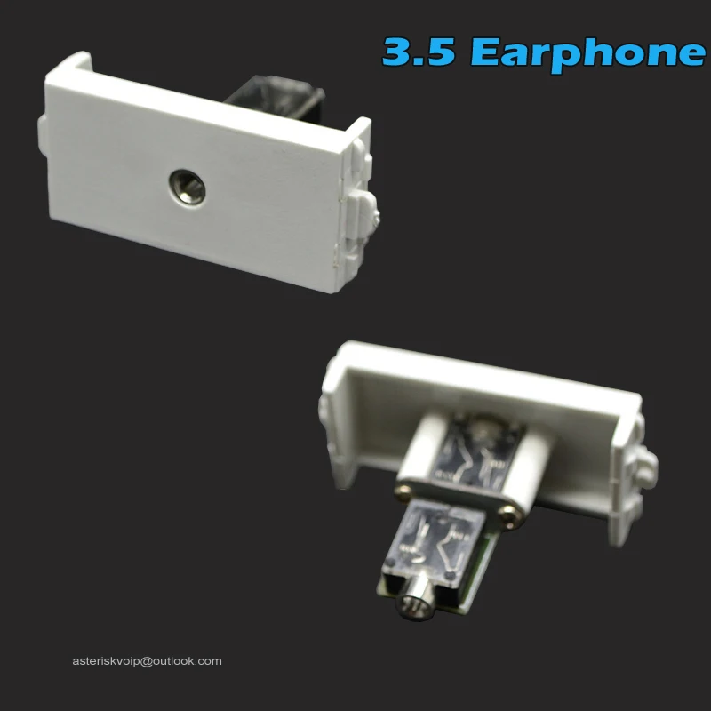 Wall Plate Cover Holder with 3.5 EARPHONE+TV+USB Ports Faceplate Socket For Cabling System Service integrated wiring works
