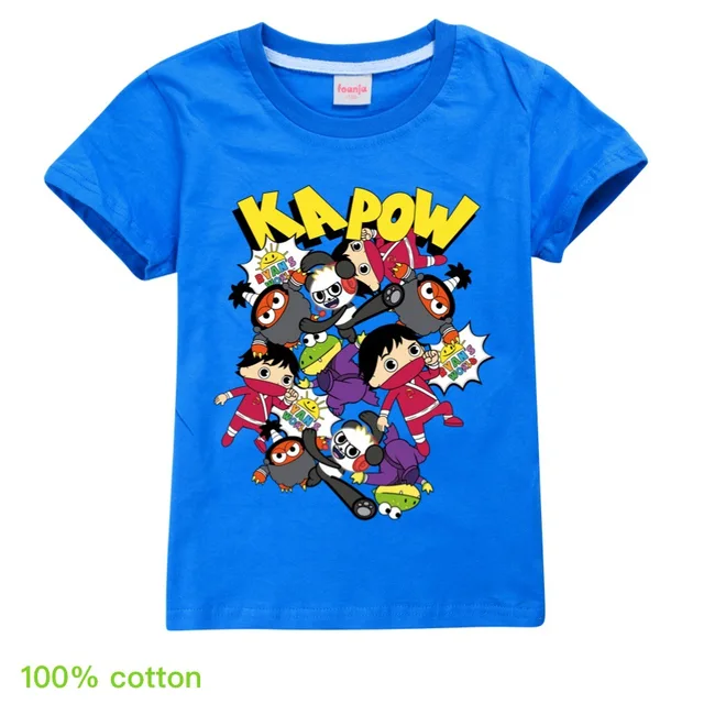 Alan Walker Clothes Boy Ryan Toys Review Children Active T Shirts