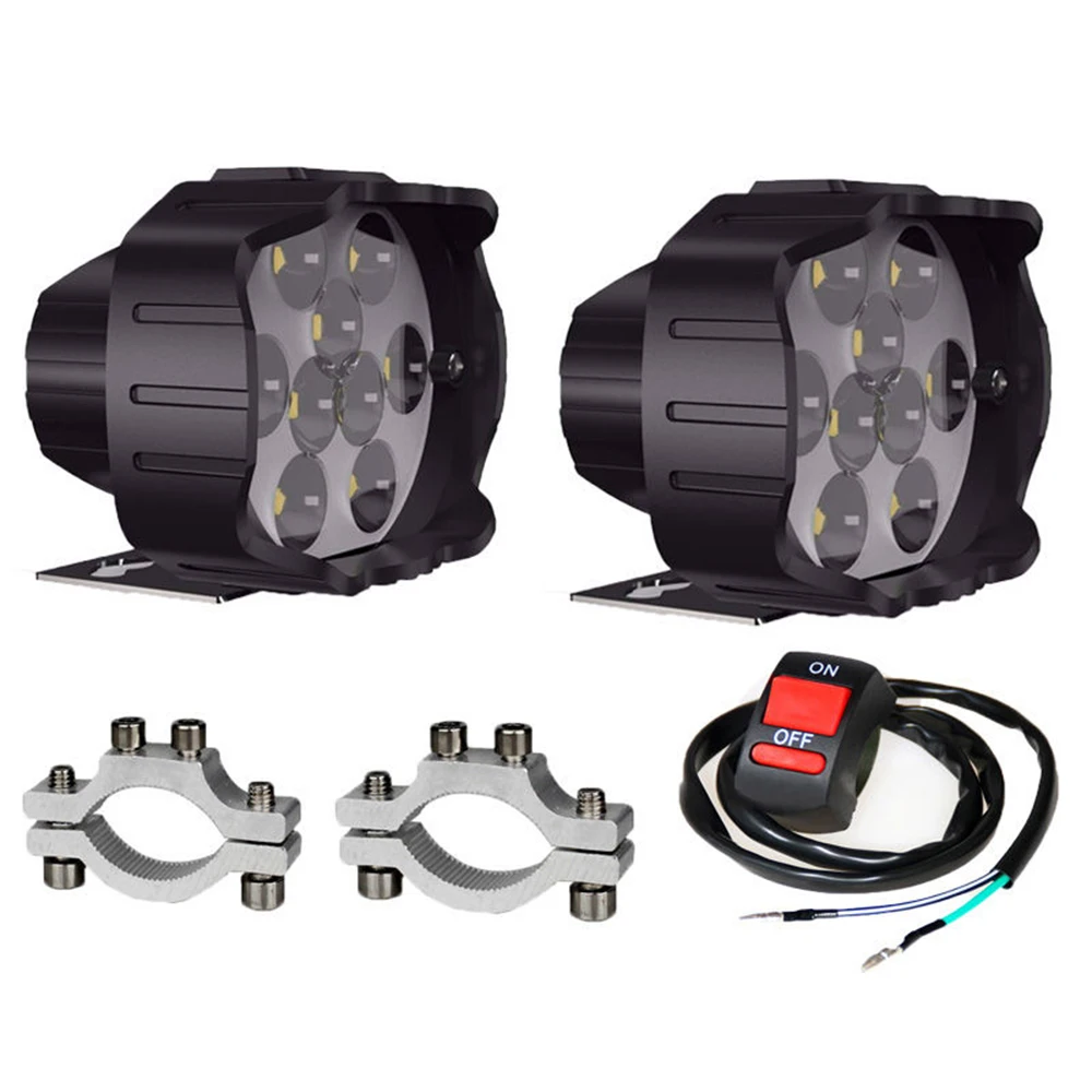 

YHKOMS Motorcycle Bike LED Headlight Fog DRL Spot Light Car LED Work Light Auto Working Driving Lamp Truck LED Headlight 12V 24V