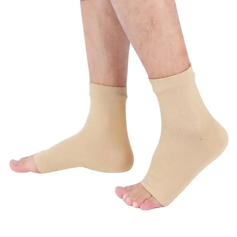 Дышащие Компрессионные носки с открытыми пальцами для взрослых, для спорта на открытом воздухе, скалолазания, бега, голеностопных пяток, поддерживающие носки