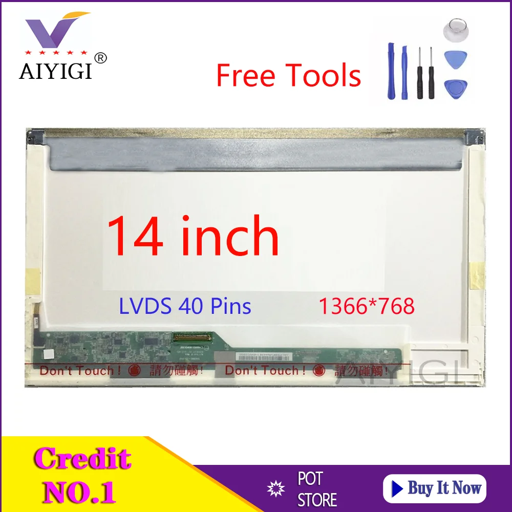 14 0 дюймов ЖК-экран для ноутбука HDLTN140AT21-001 002 LTN140AT21-801 Samsung 300e4a SF410 Q470 дисплей HD 1366*768