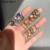 HUANZHI 2021 New Korea 8 шт./компл. Vintage Colorful Stone Metallic Chain Trendy Geometry Hit Rings Set for Women Girls Jewelry
