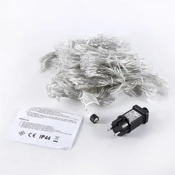 

6mx3m 24V 600 LEDs Lights Low Voltage LED String Curtain Light Flashing Lane Christmas Home Garden Festival Lights