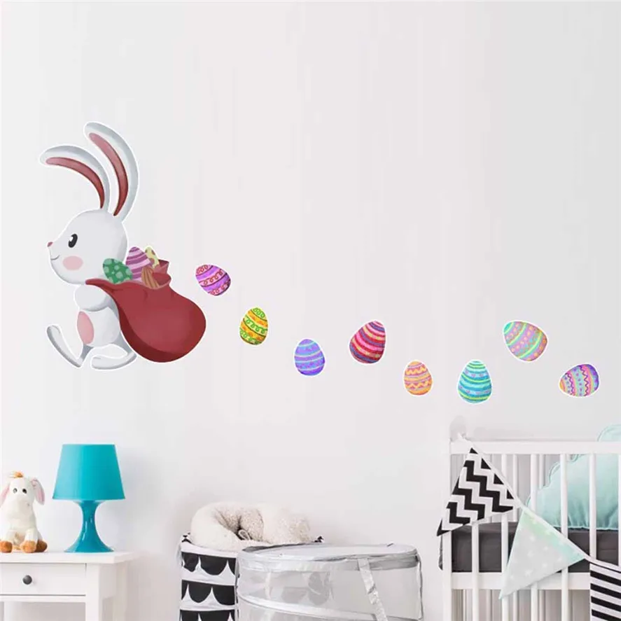 Care Bears Colorful Rainbow 3D Window Wall Sticker Kids Decals Party Decor Gifts