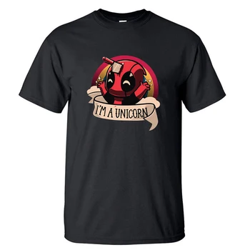 

Dealpool T Shirt Men Funny Wade Winston Wilson Tshirt Cool Summer Tops Cotton Dead Pool Short Sleeve Black Superhero T-Shirt Tee