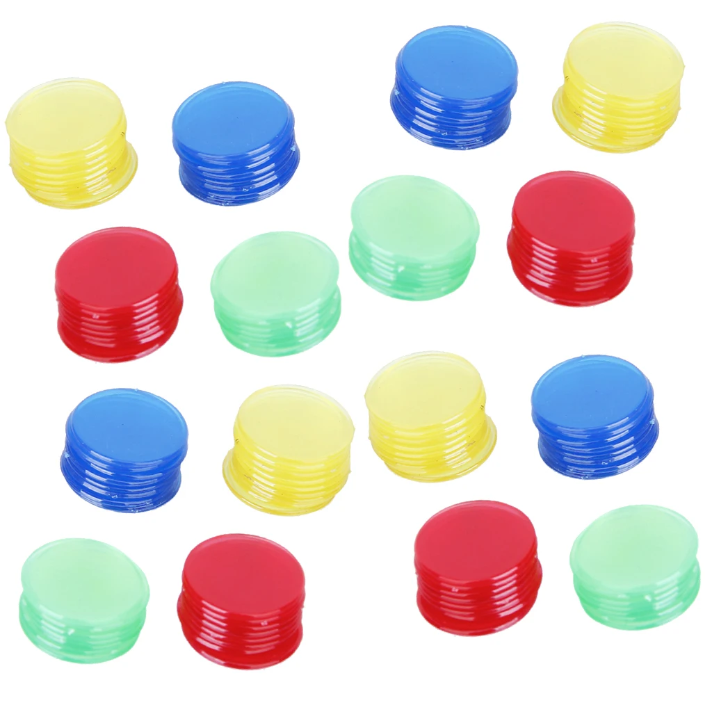 3/4 Inch Mixed Bingo Markers Chips Number Counters, Pack of 400