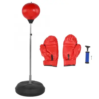 

Adjustable Durable Flexible Vertical for Boxing Ball for Ball For Adult (Red with Base) For Fitness Accessories