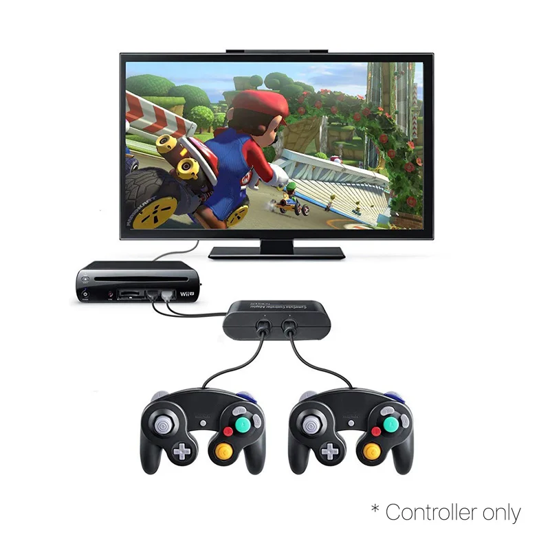 Классический проводной джойстик DATA FROG геймпад для Nintendo Wii вибрационный