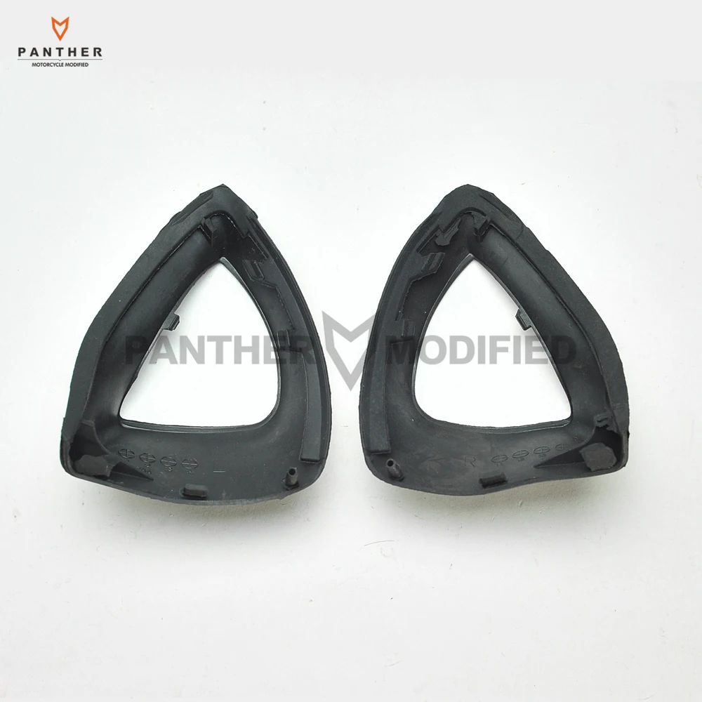 Черные резиновые ботинки для мотоциклетного зеркала задняя крышка ботинок