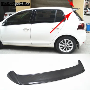 

R Style Carbon Fiber Roof Spoiler Wing For Volkswagen VW Golf 6 VI MK6 Only 2008~2012 Not fit GTI Not R