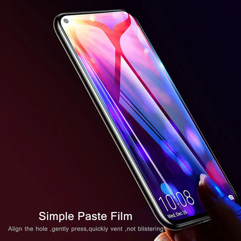 Стекло для huawei Honor V20 V30 Pro, закаленное стекло, полное покрытие, защита экрана, стекло для huawei Honor View 20 30, закаленное стекло