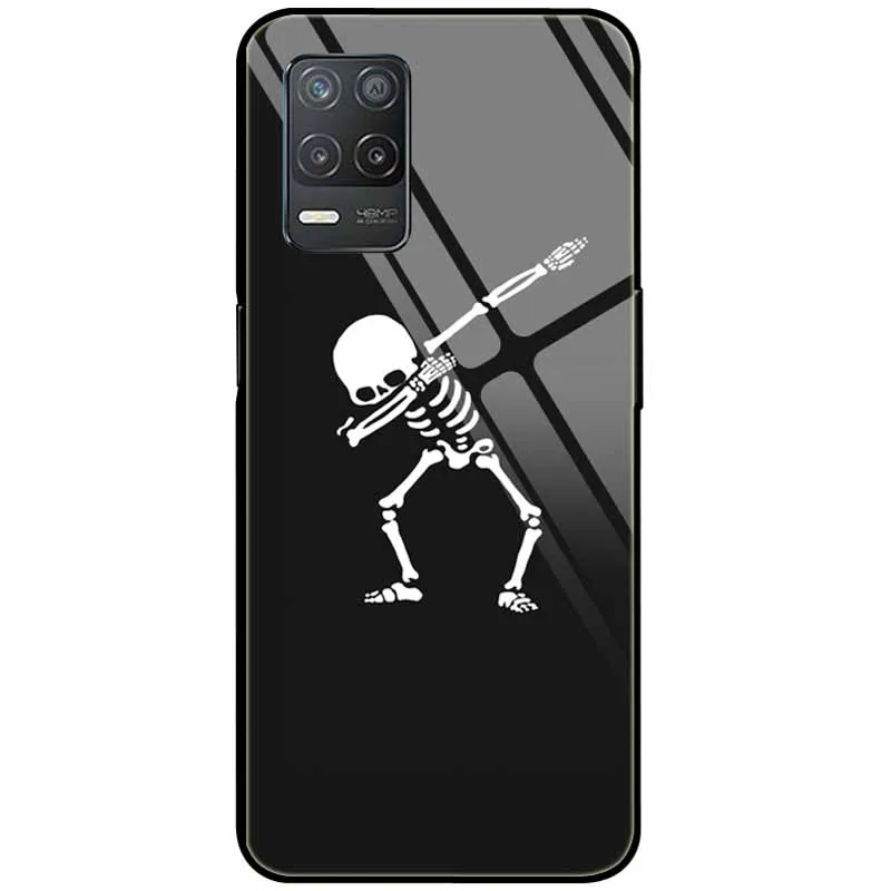 Tempered Glass Hard Protective Back Cover - Cute Design