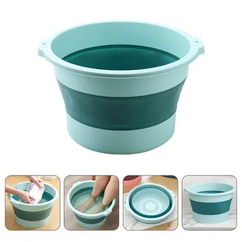 

1PC Foot Bath Basin Foldable Feet Bath Basin Massage Foot Soak Bucket Household Foot Bath Barrel Folding Feet Wash Basin for Sto