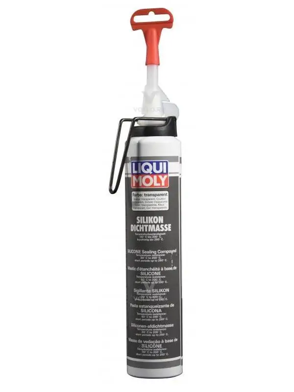 6184 LiquiMoly Силиконовый герметик Silikon-Dichtmasse transparent(0,2л