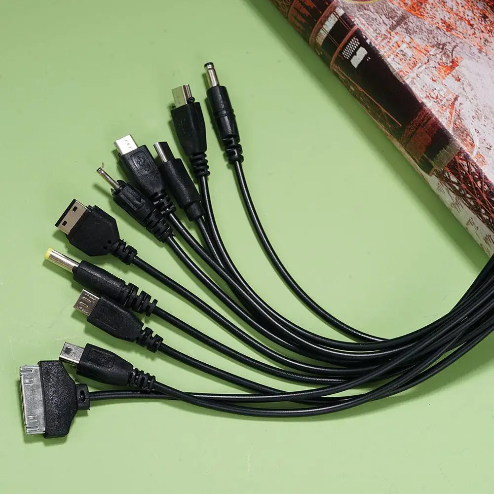 10 in 1 Universal Portable Lightweight Multi Functions Charging Charge with Brands Phones USB Cable Most Compatible J8V1