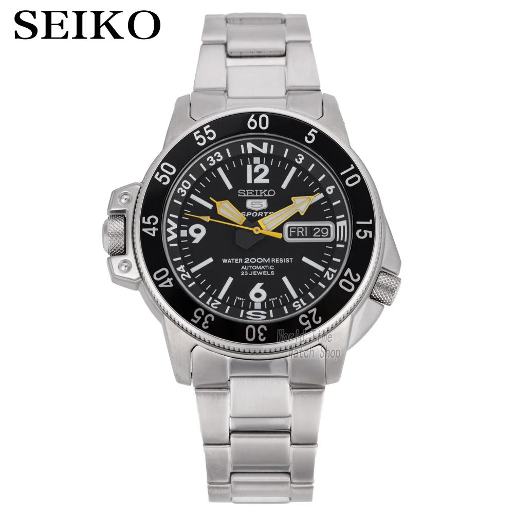 Часы seiko мужские с 5 автоматическими часами брендовые водонепроницаемые